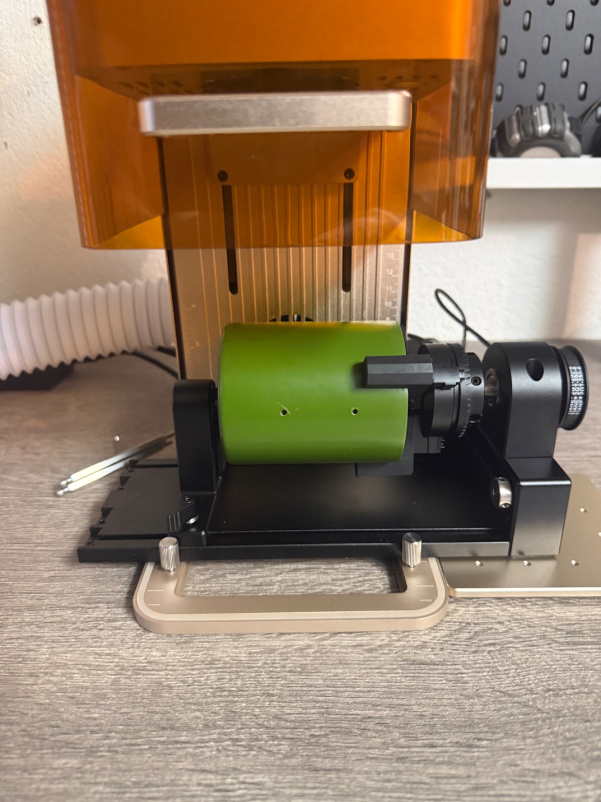 Lasergravur-Drehachse für runde Werkstücke