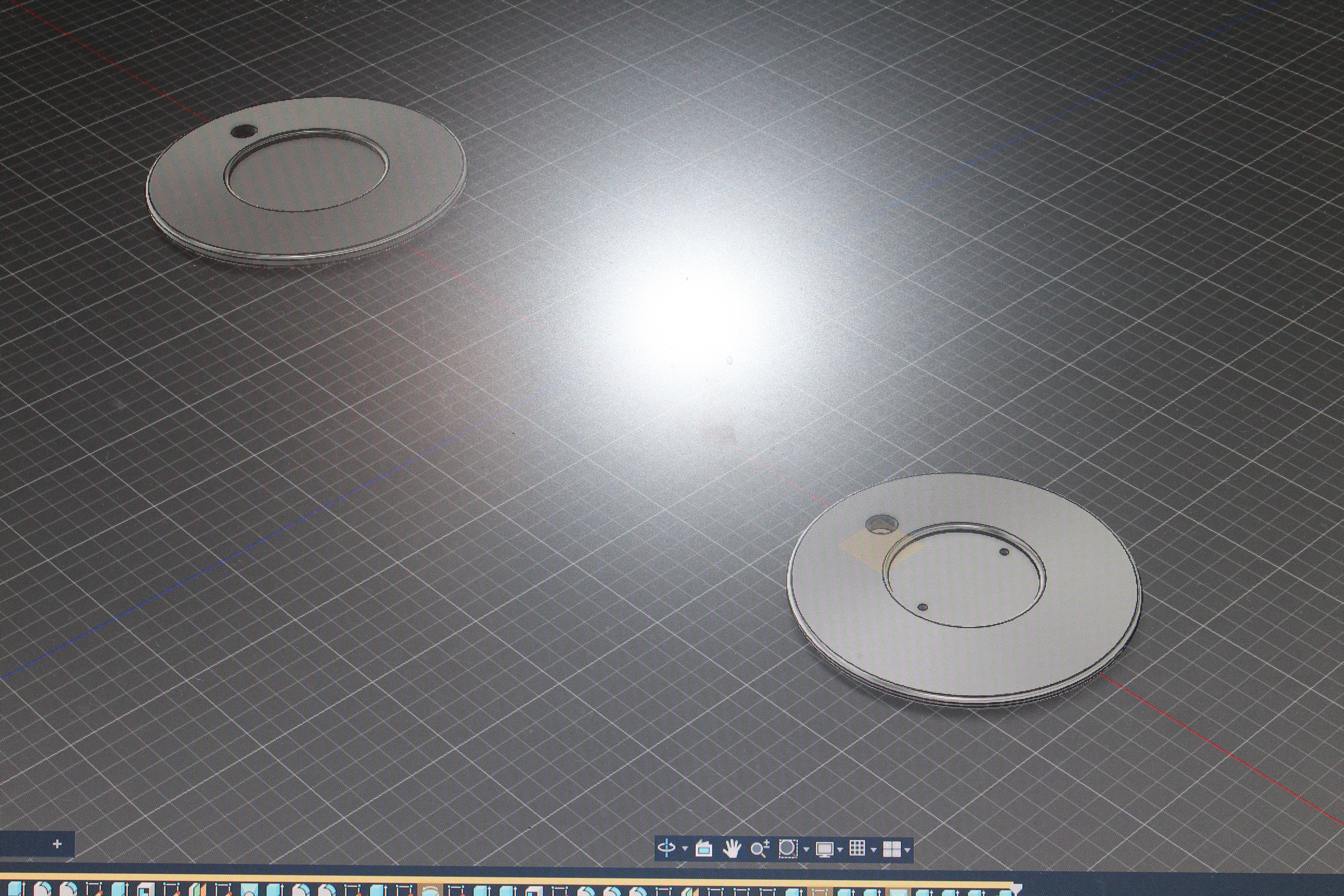 CAD-Modell am Bildschirm